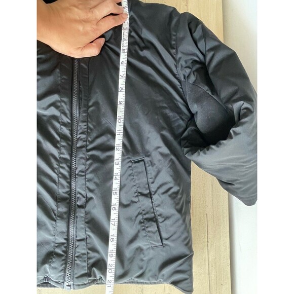 Lululemon Reversible Jacket Women Size 6 Quilted Bomber Pockets Black with tag - Picture 10 of 11